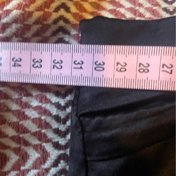 Quiet Luxury Tailored Silk Wide leg Trousers (in Black) - Picture 3 of 10